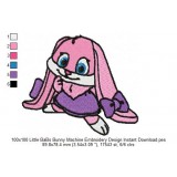 100x100 Little BaBs Bunny Machine Embroidery Design Instant Download